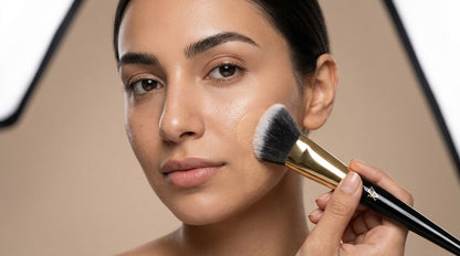FADIA ALI Luxury Foundation Brush for building coverage with liquid or cream to powder foundation application