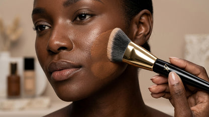 FADIA ALI Luxury Foundation Brush for building coverage with liquid or cream to powder foundation application