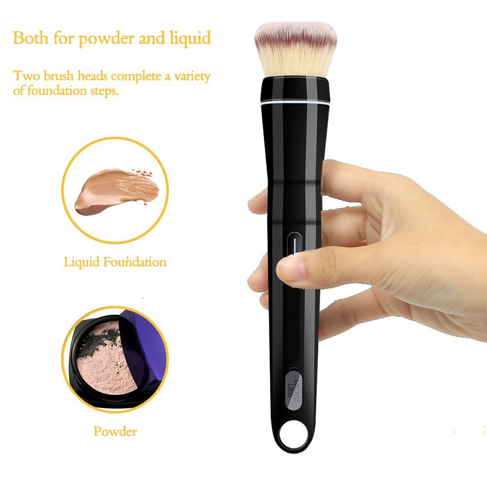 Popular Makeup Tools Portable Travel Cosmetic Electric Handle Makeup Brushes Blush Powder Foundation Single Makeup Brush